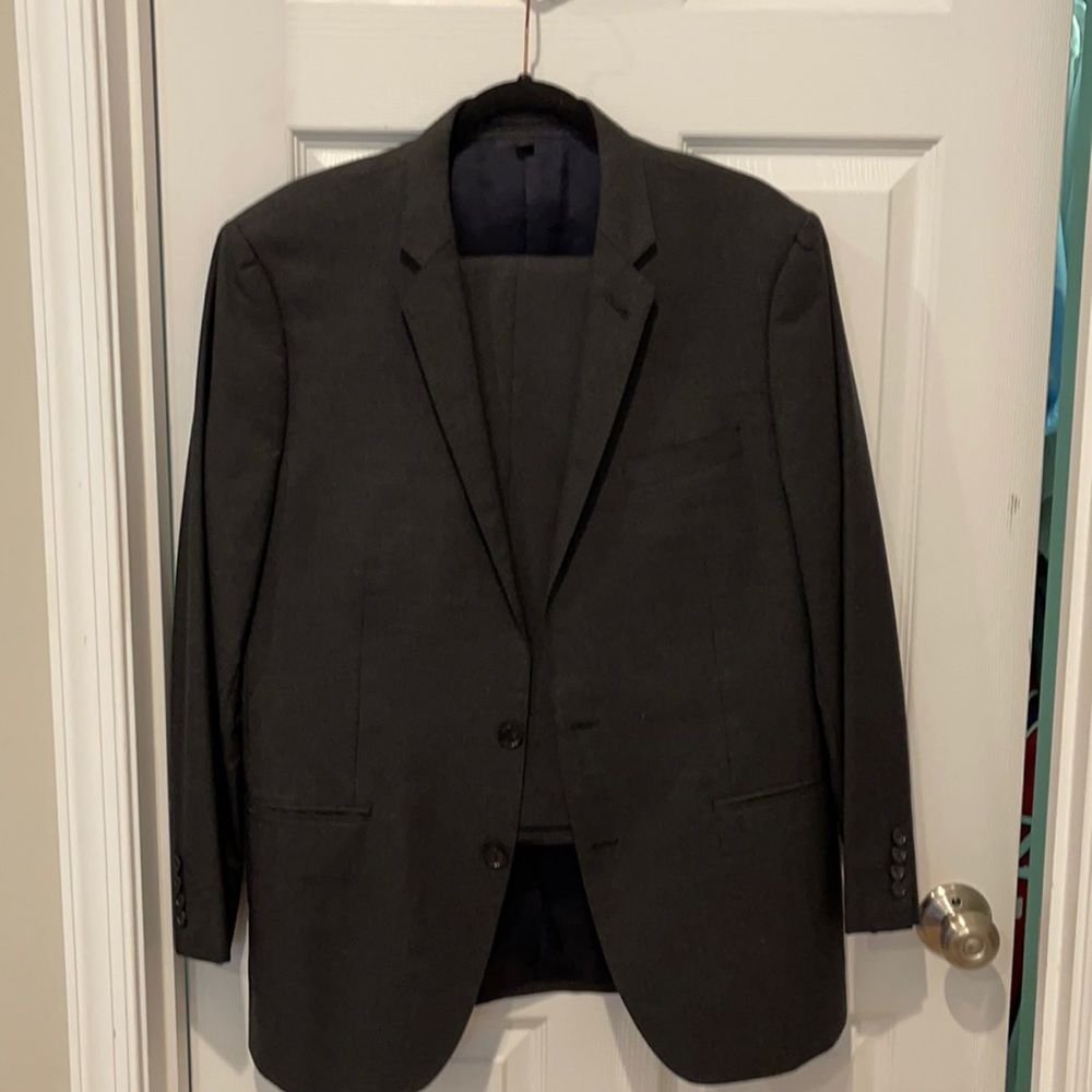 JCrew Dark Charcoal Suit 42r